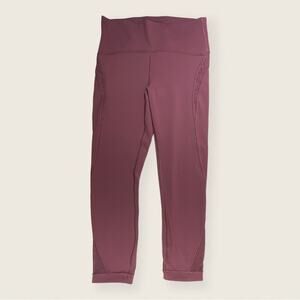 EUC | Lululemon | Capri Leggings | Mauve | Size 8